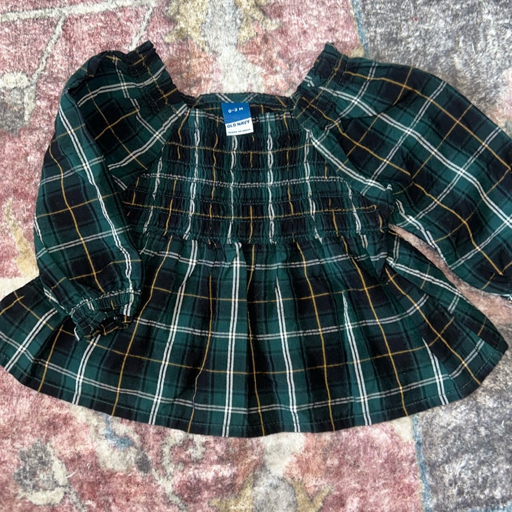 Baby Girl Blouse & Short Set